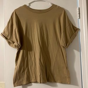Casual top, sleeves roll.. from target